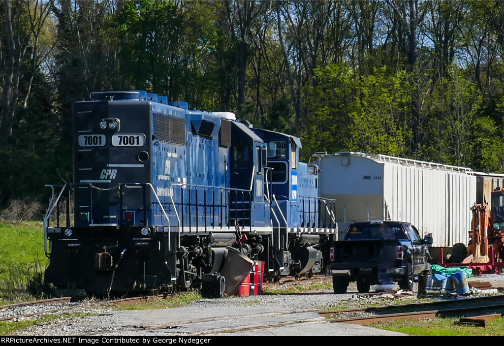 Cater Parrott Railnet (CPR) 7001 & Switcher 3001